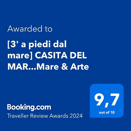 3' A Piedi Dal Mare Casita Del Mar...mare & Arte Гроттамаре